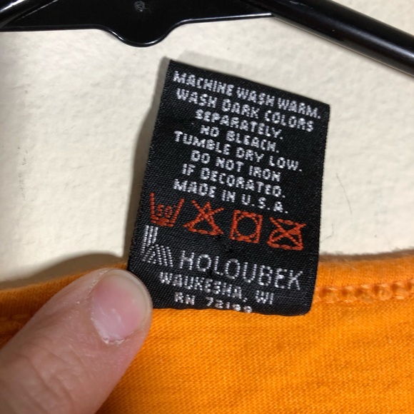 Harley Davidson Orange Biker Chick Crop Top Tank - Picture 5 of 5